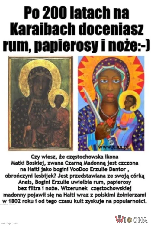 Erzulie Dantor   Bogini woodoo rodem z Częstochowy