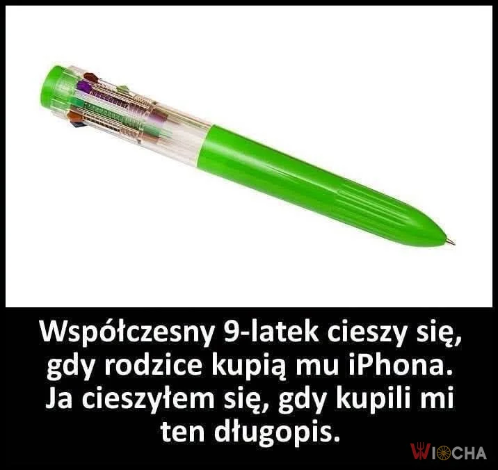 Długopis zamiast iPhona