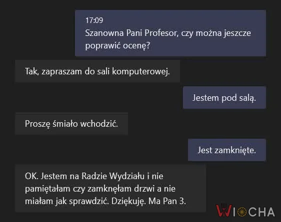 Kiedy chcesz poprawić, ale sala zamknięta