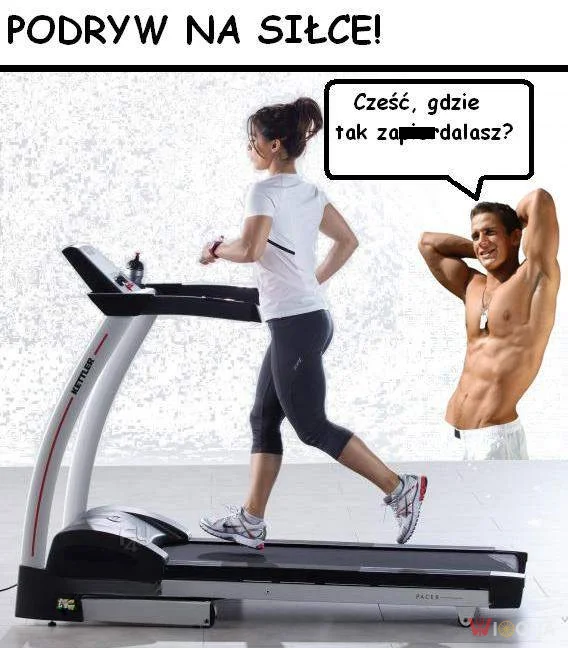 Typowy podryw na siłowni