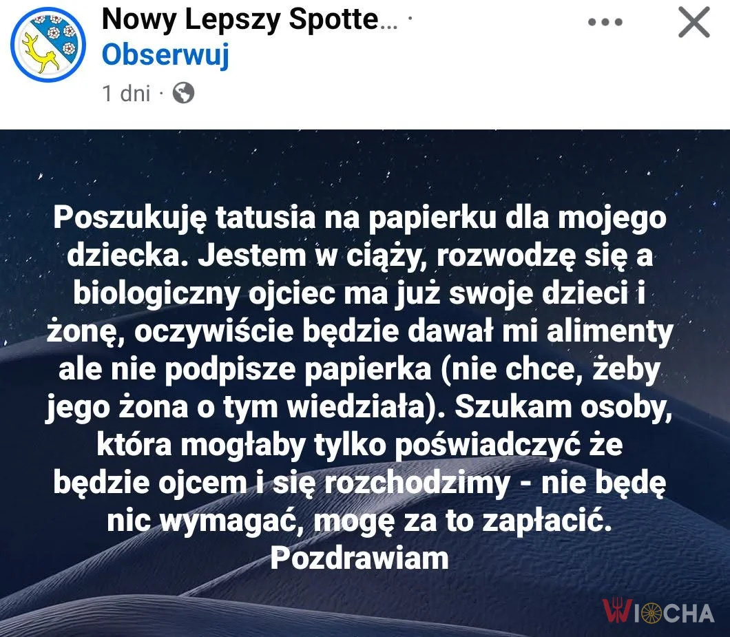 Szukam tatusia na papierku