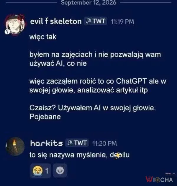 AI czy myślenie?