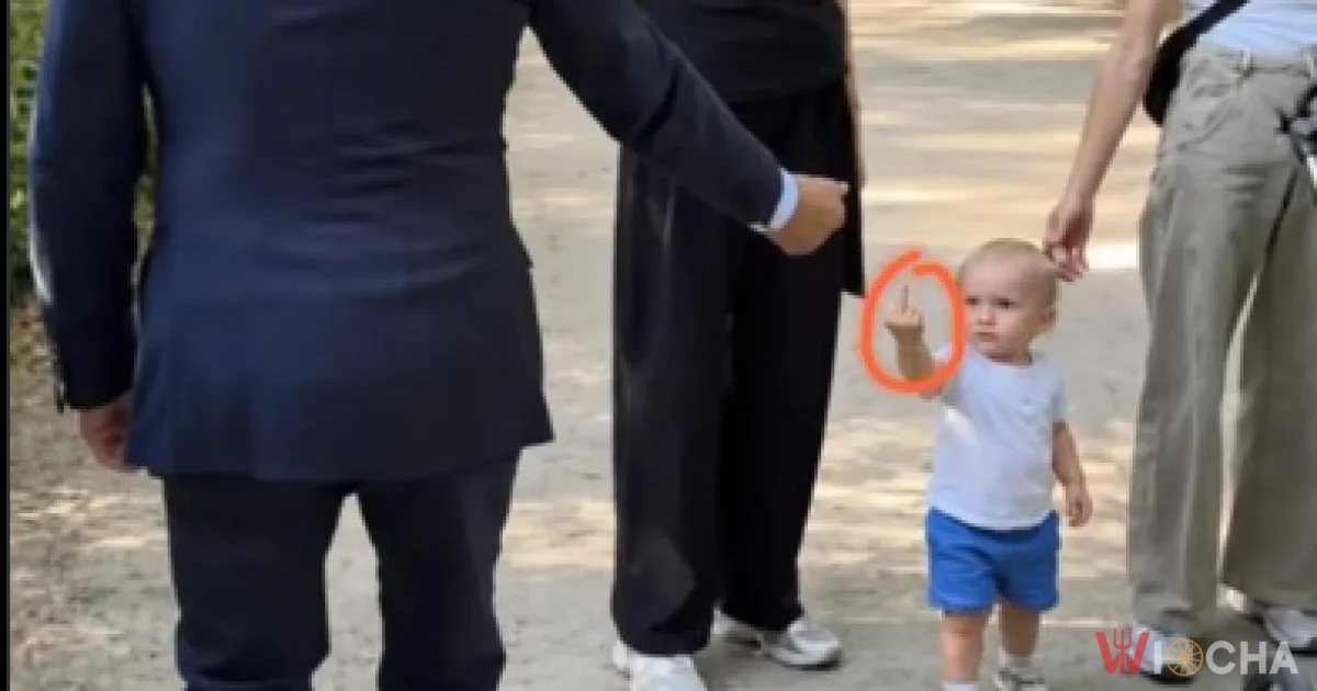 Ukazało się oryginalne zdjęcie z spaceru Donalda Tuska w łazienkach warszawskich  😆