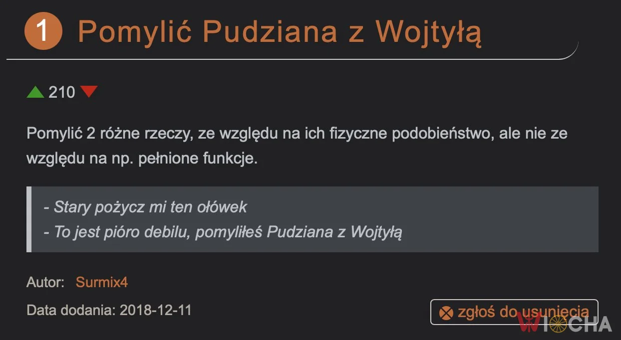 Pomylić Pudziana z Wojtyłą