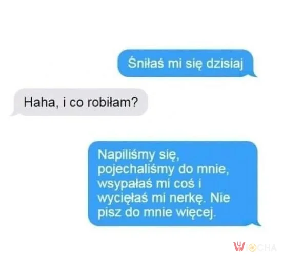 Nie pisz już do mnie