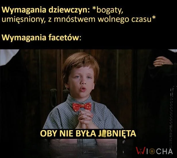 Przedstawiam wymagania: