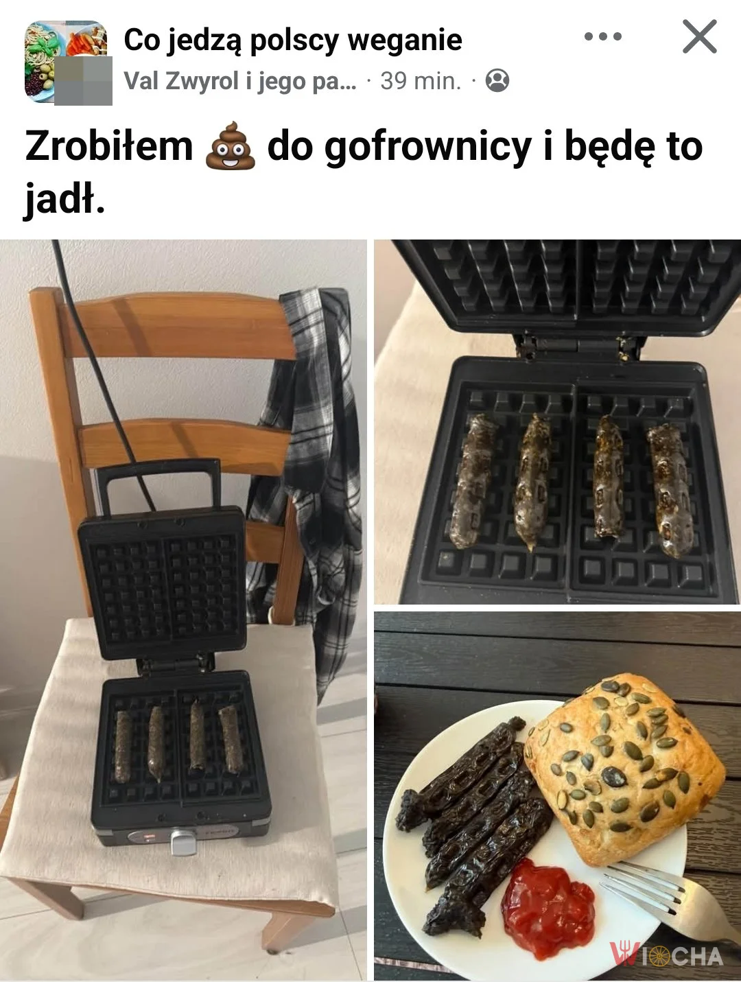 Niespodzianka z gofrownicy