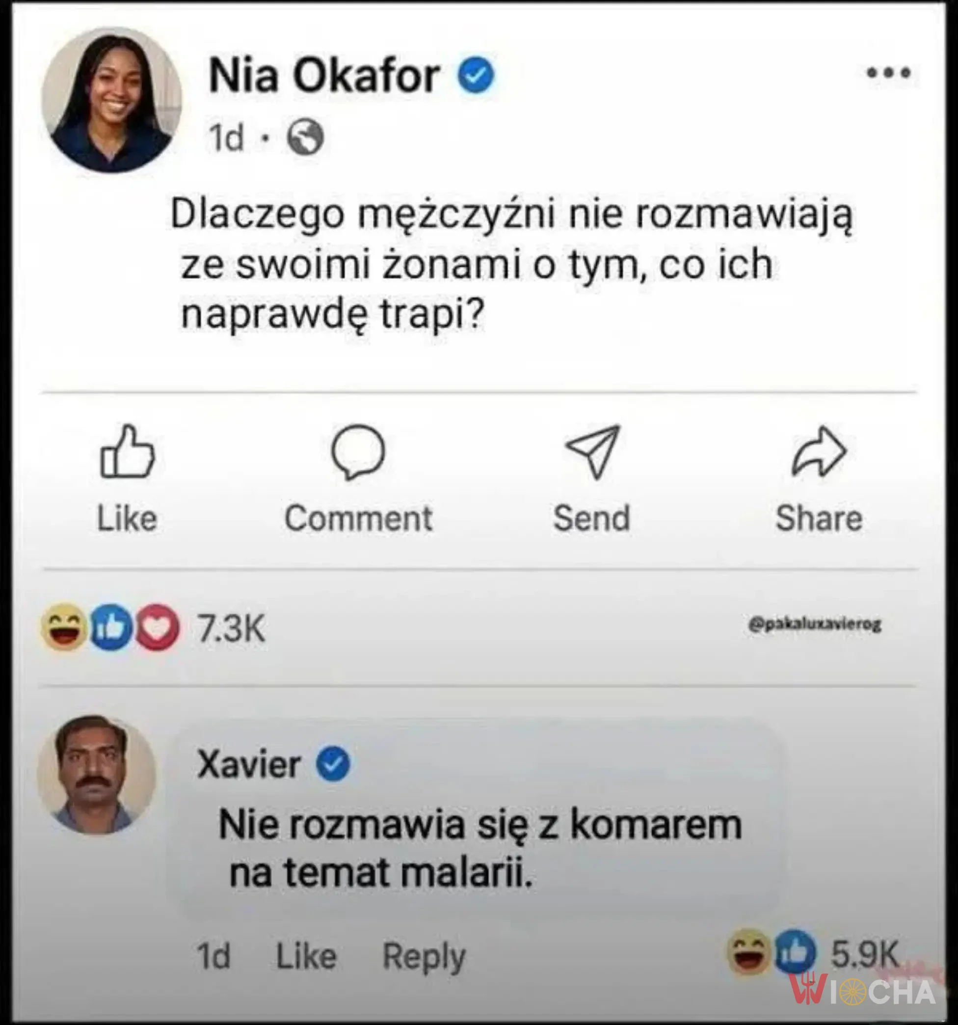 Nie rozmawia się z komarem o malarii