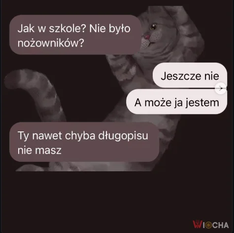 Ktoś ma długopis?