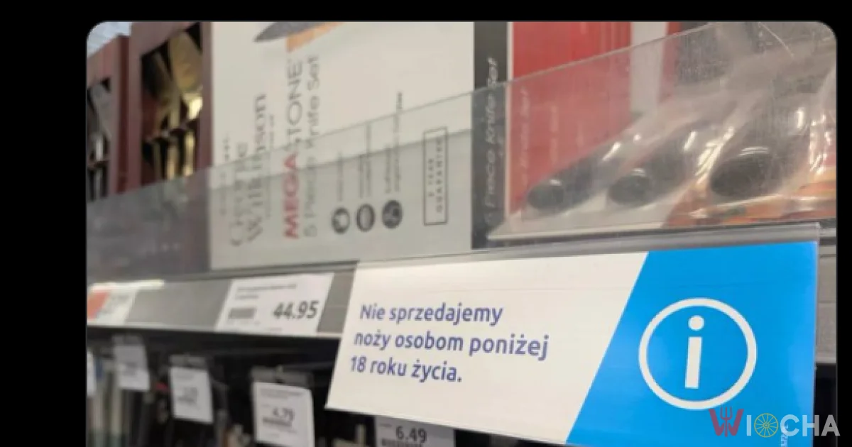 Nie sprzedawaj noży nieletnim