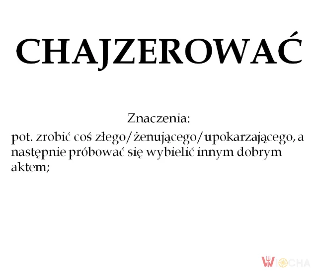 Chajzerowanie