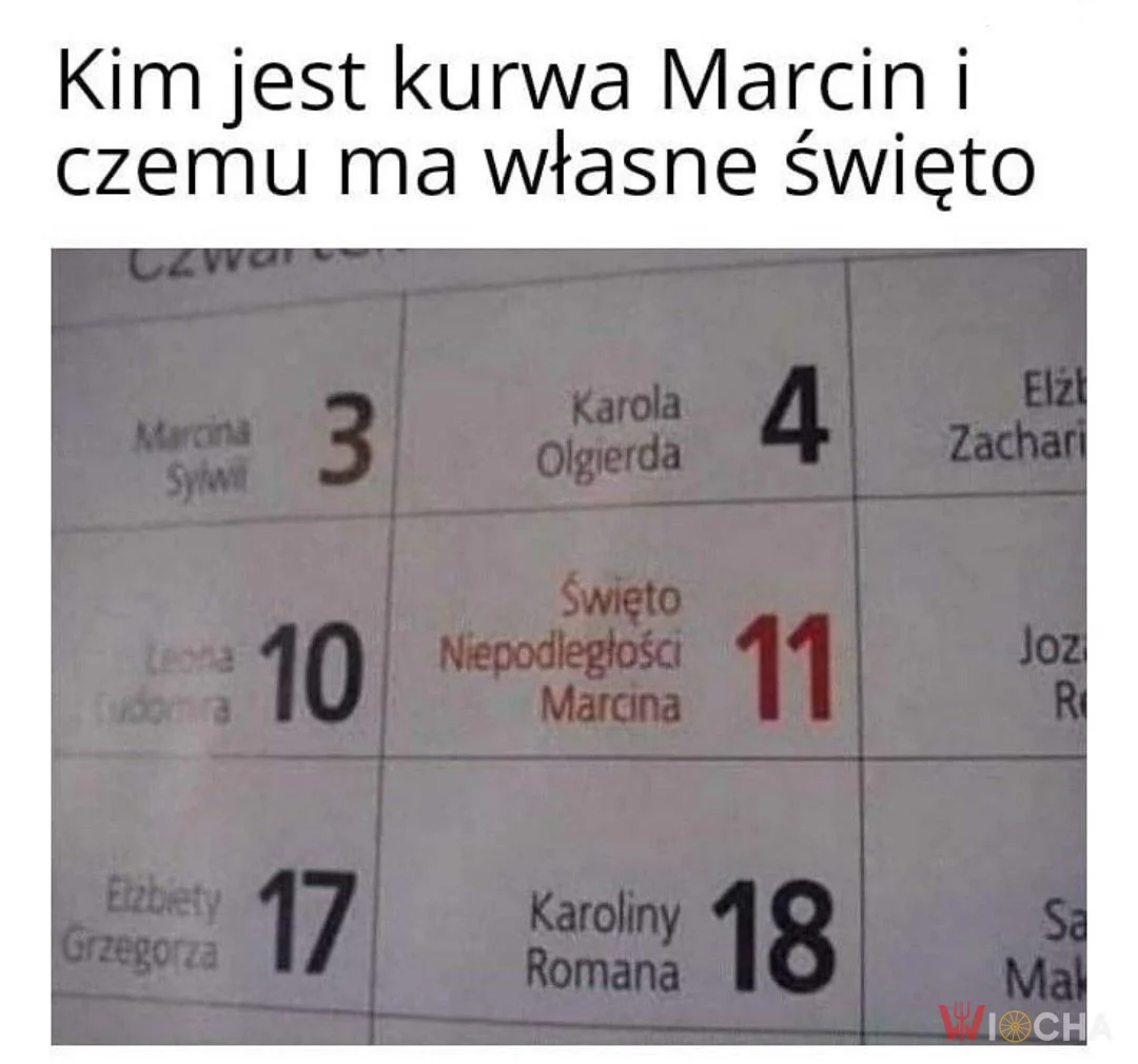 Marcin ma wyjątkowy dzień