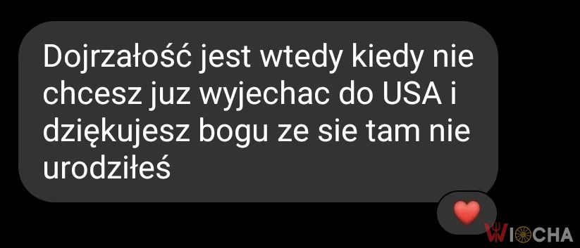 Dojrzałość jest wtedy