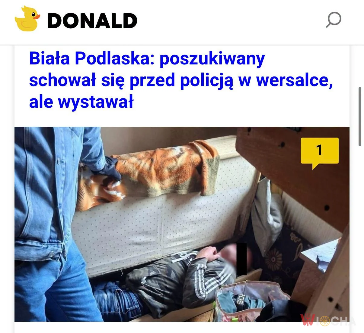 Prawie się udało, ale wystawał