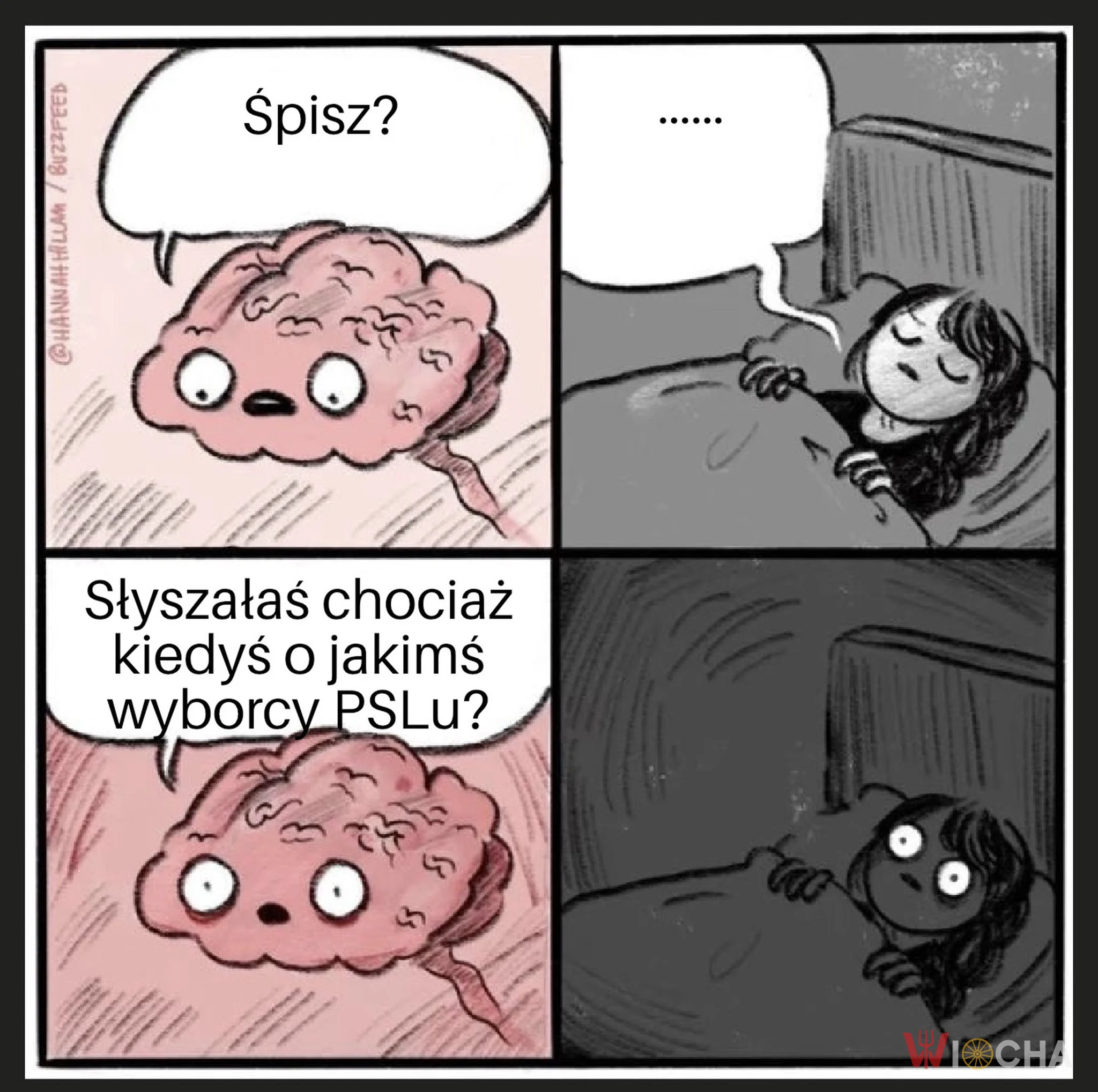 Myśli w nocy wędrują