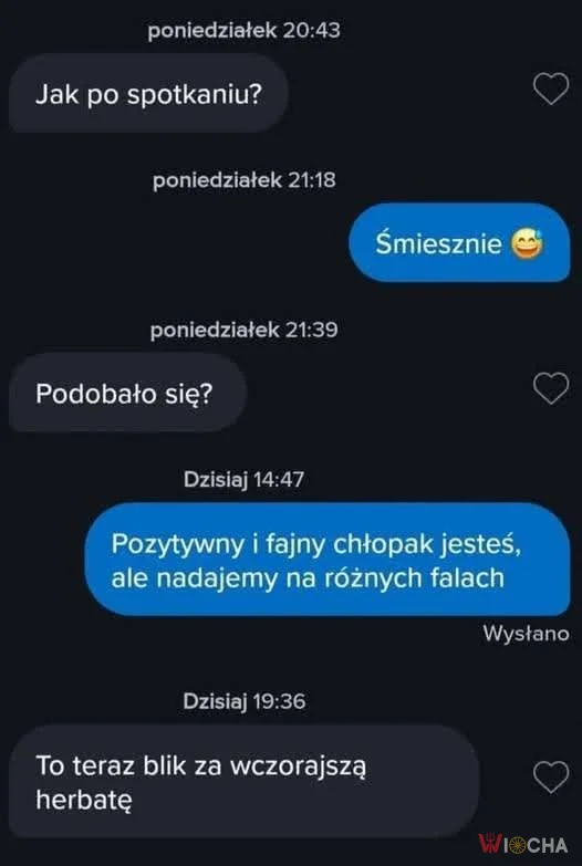 Przepraszam, nie nadawaliśmy na tych samych falach