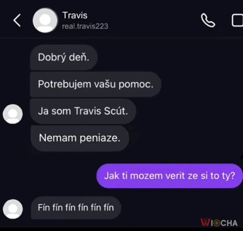 Travis Scott prosi o pomoc