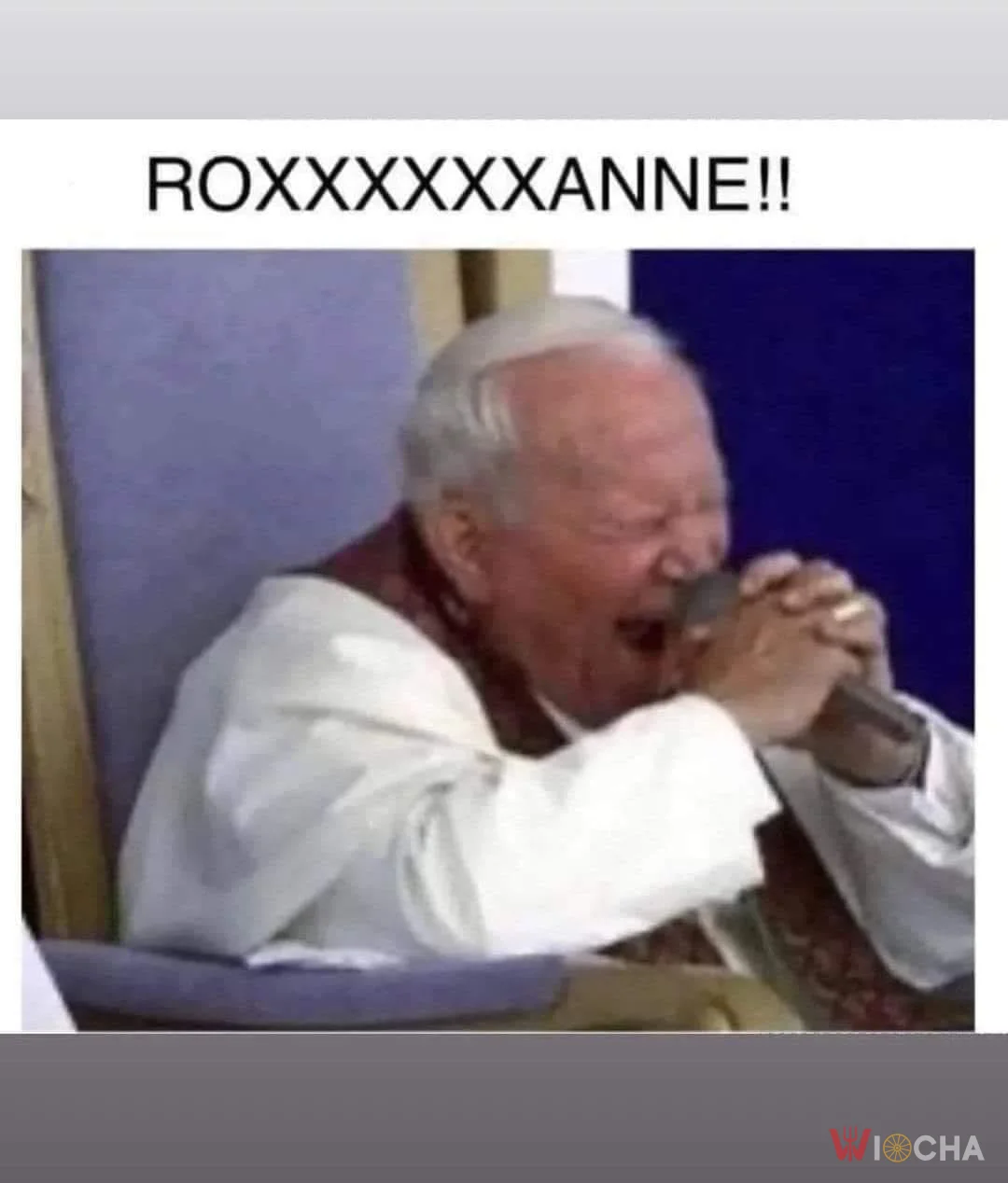 Papież czy Sting?
