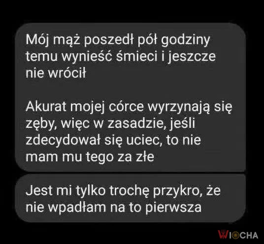 Nie ma mu tego za złe
