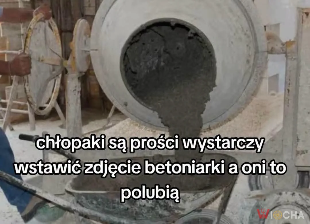 Betoniarka jak magnes