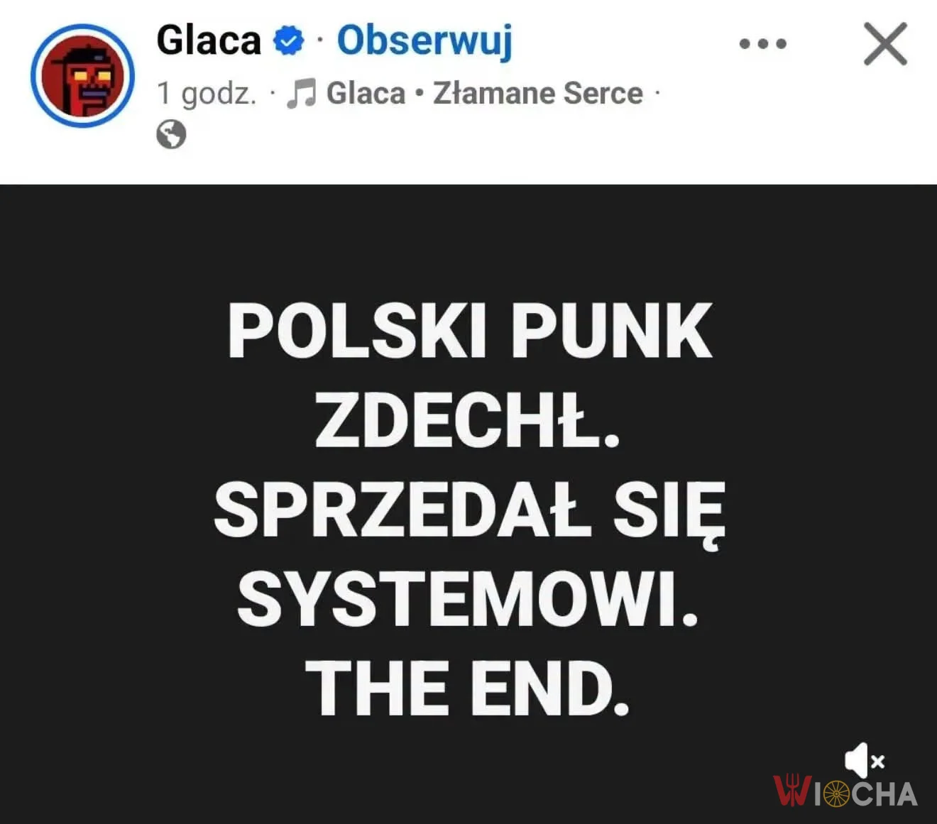 Glaca wydał wyrok