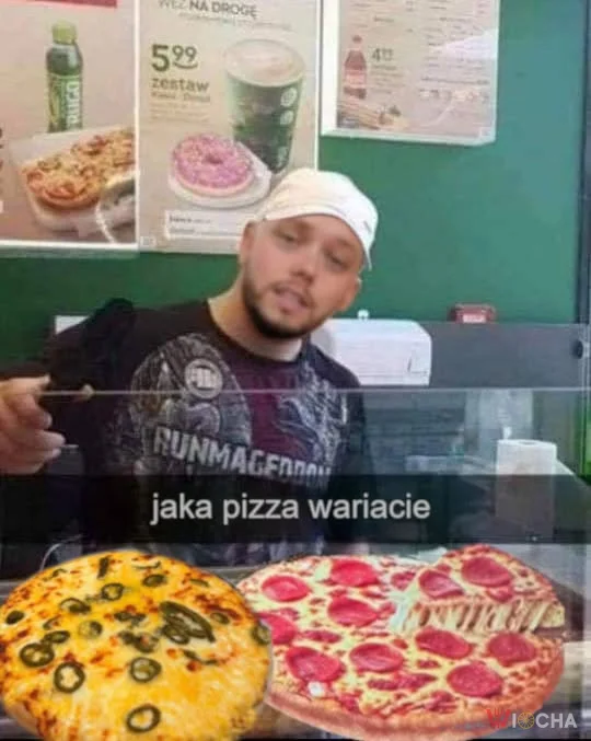 Jaka pizza wariacie?