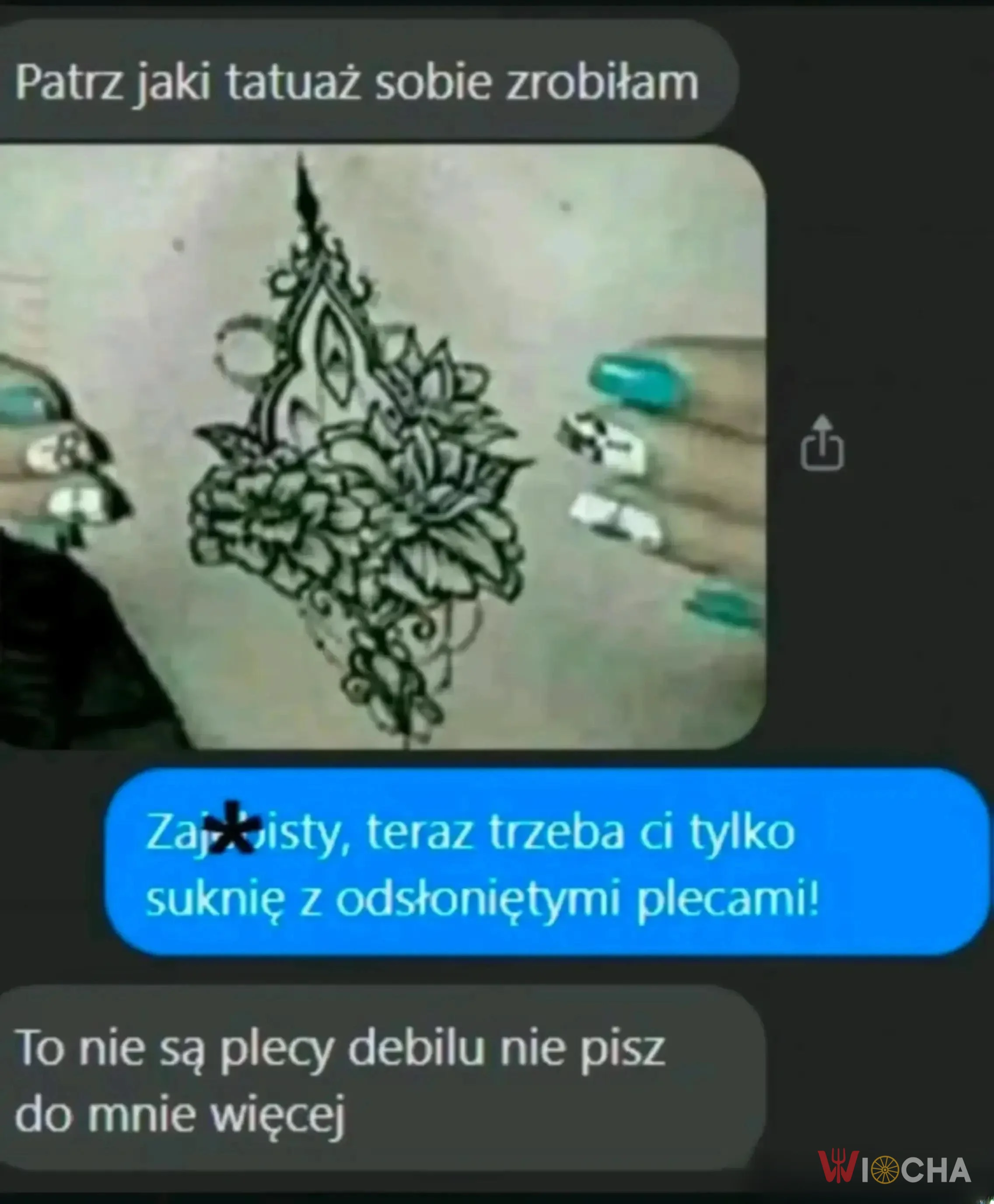 To nie są plecy