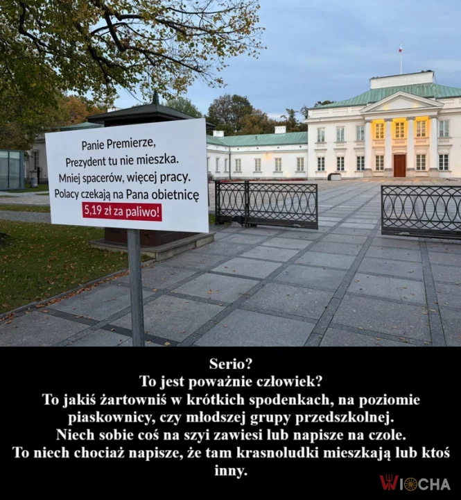 Co to za dziecinada? A potem się ktoś dziwi, że nie traktuje się go poważnie.