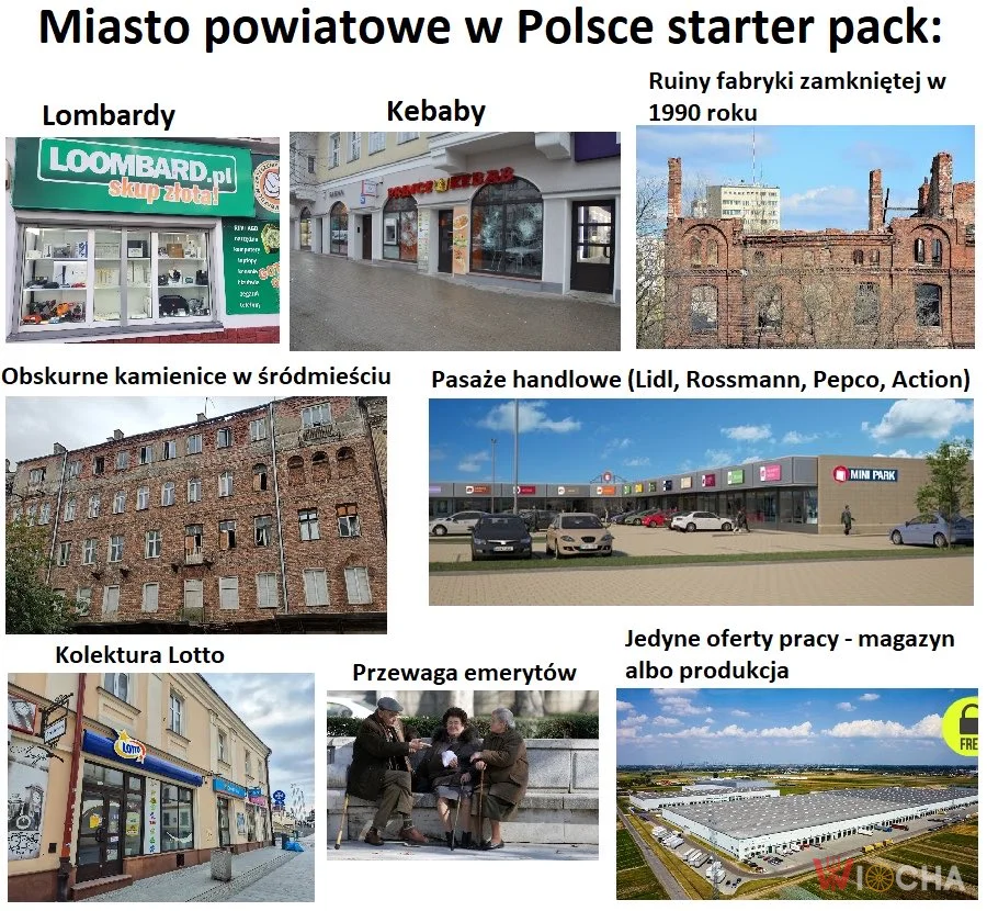 Starter pack średniego miasta