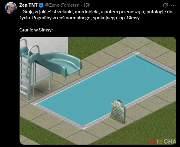 Simsy też były brutalne