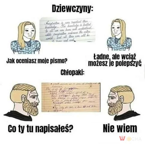 Pismo a płeć