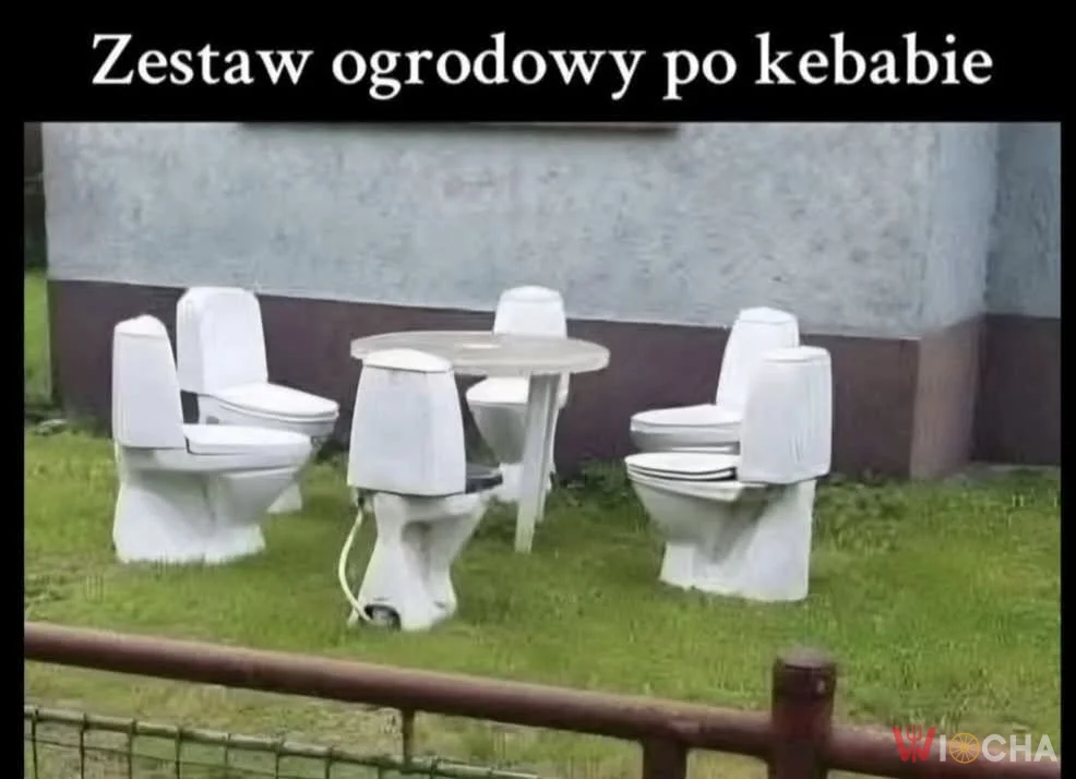 Stylowy zestaw ogrodowy