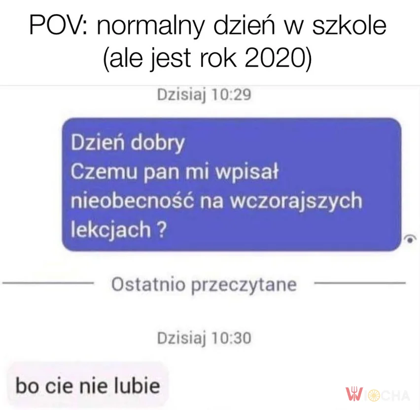 Normalny dzień w szkole 2020