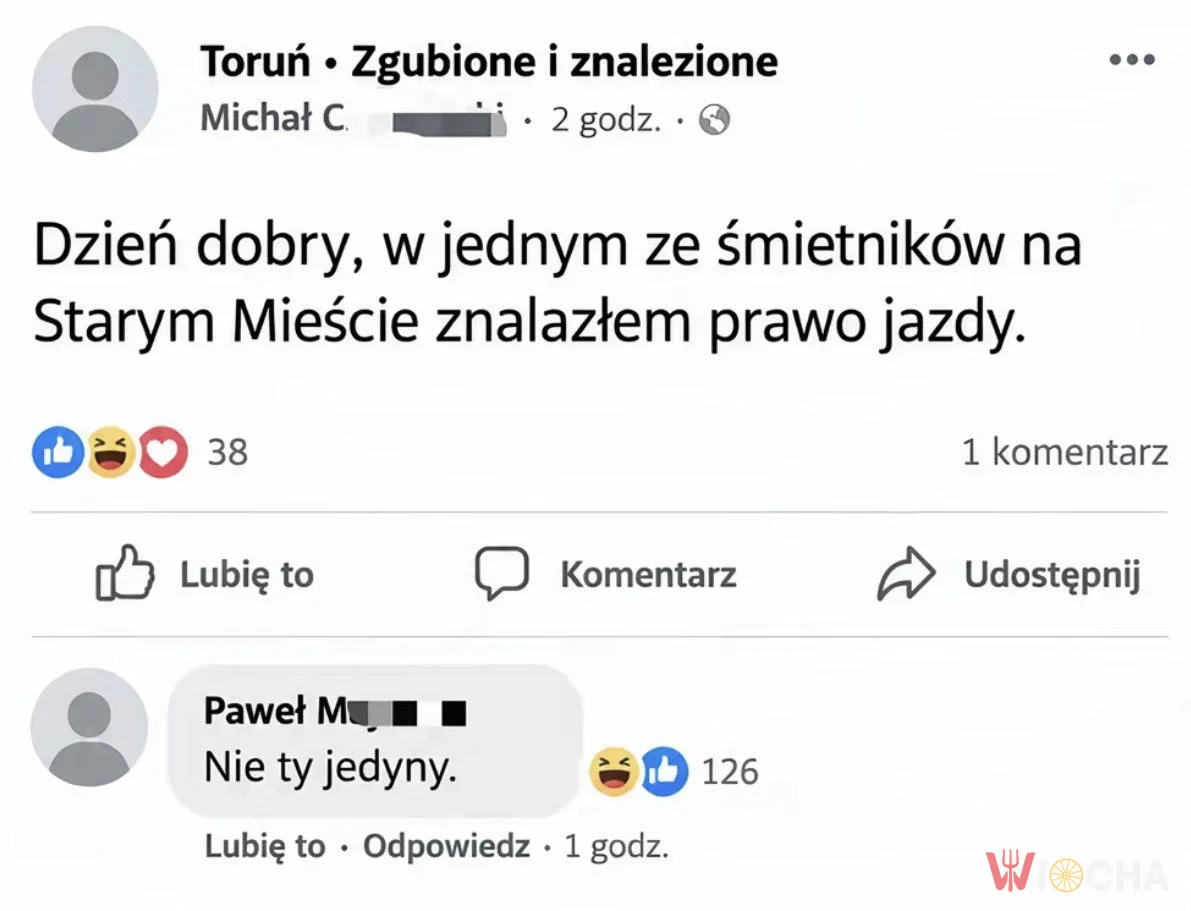 Prawo jazdy w śmieciach