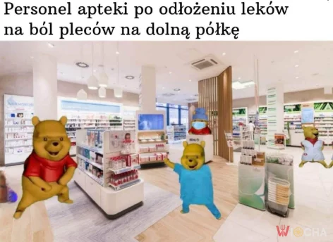 Kiedy lekarstwa w aptece leżą na dole