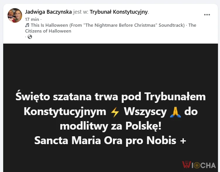 Radna Jadwiga na Święcie Szatana:-)