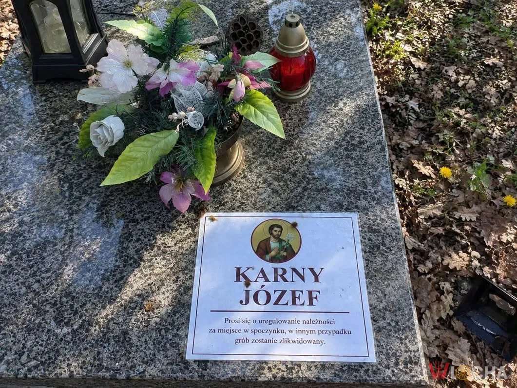 Karny Józef na cmentarzu