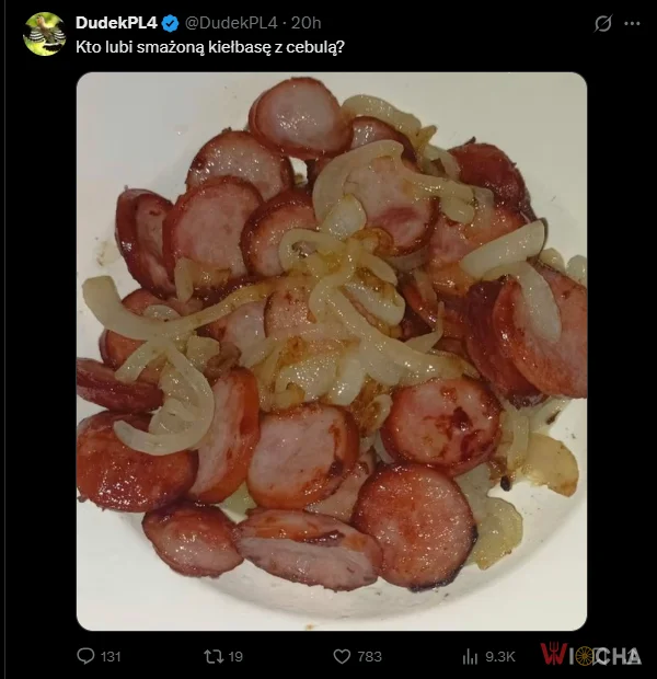 Kiełbasa z cebulą – klasyka