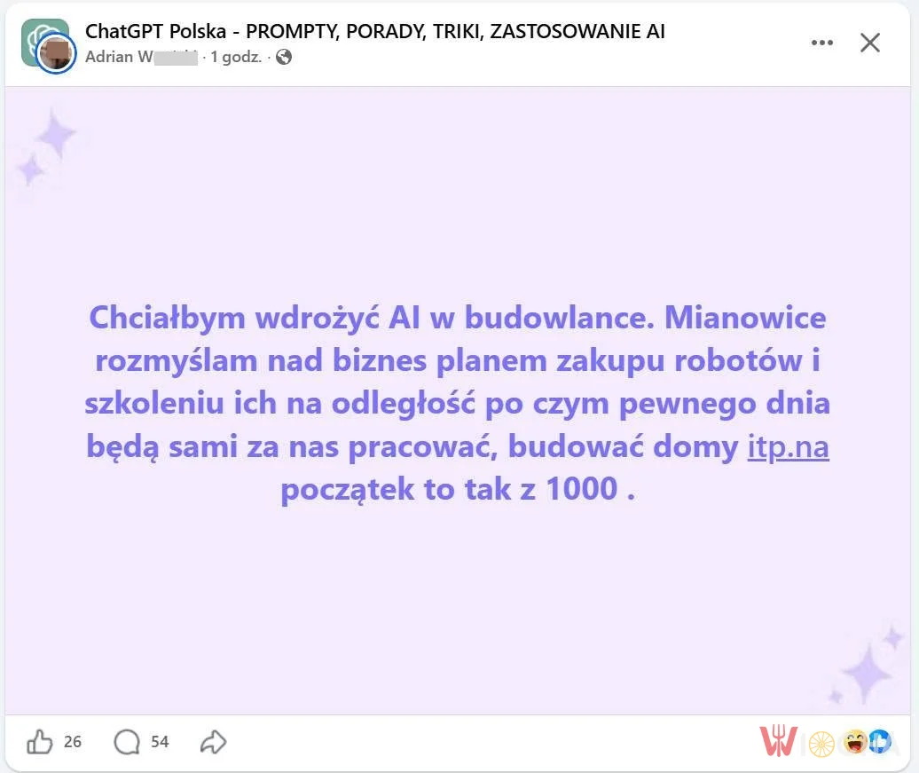 AI w budowlance