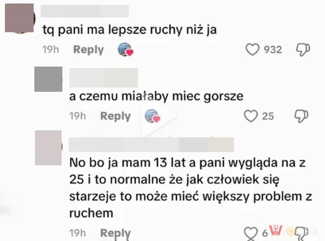 Rusza się lepiej ode mnie