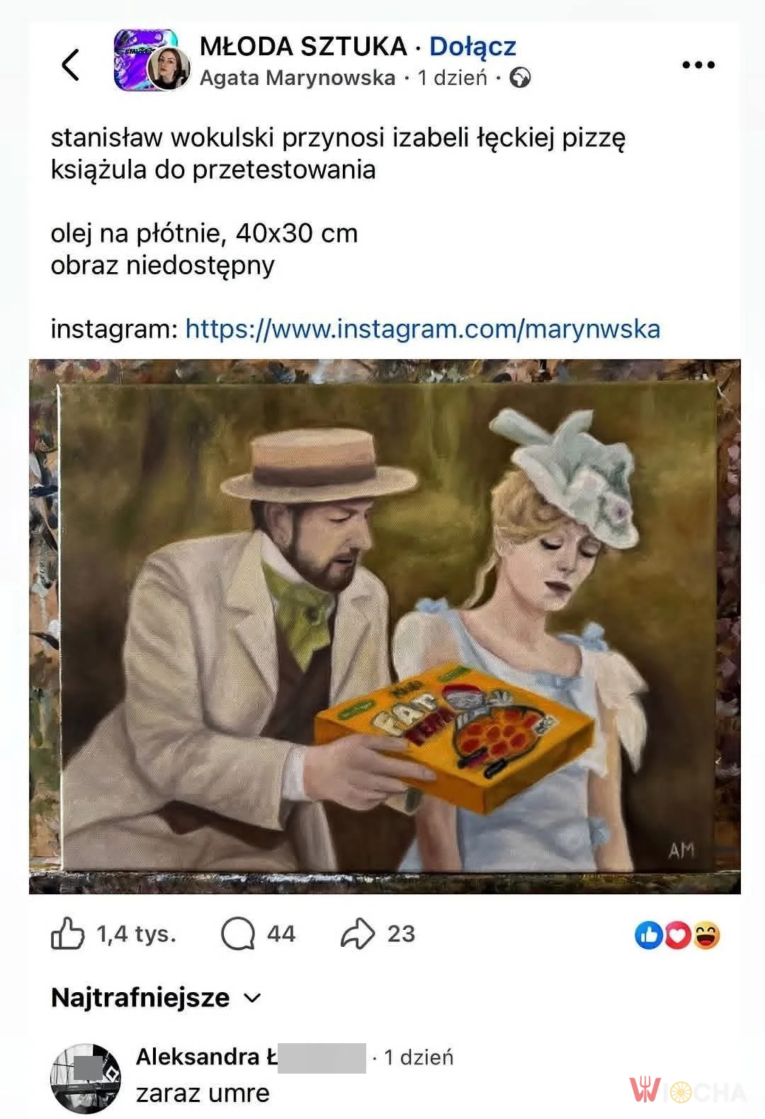 Pizza w malarstwie