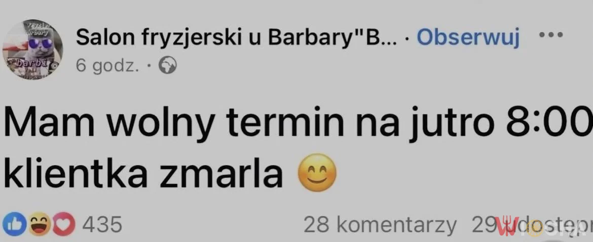 Klientka... co?