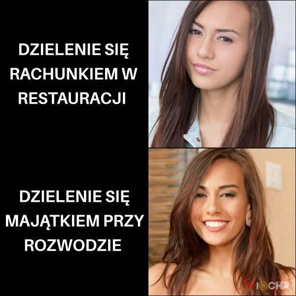 Dwa oblicza dzielenia się