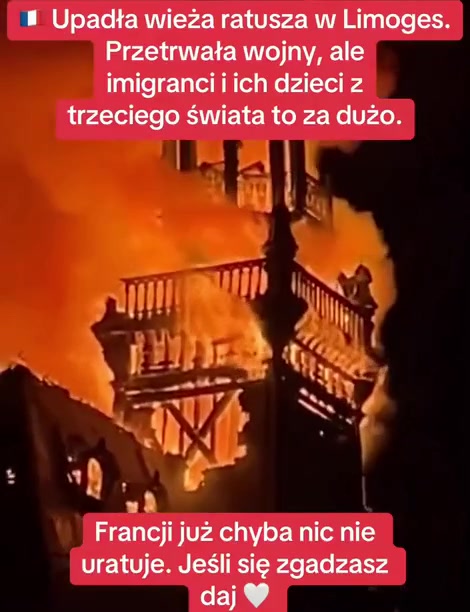 Francja płonie!