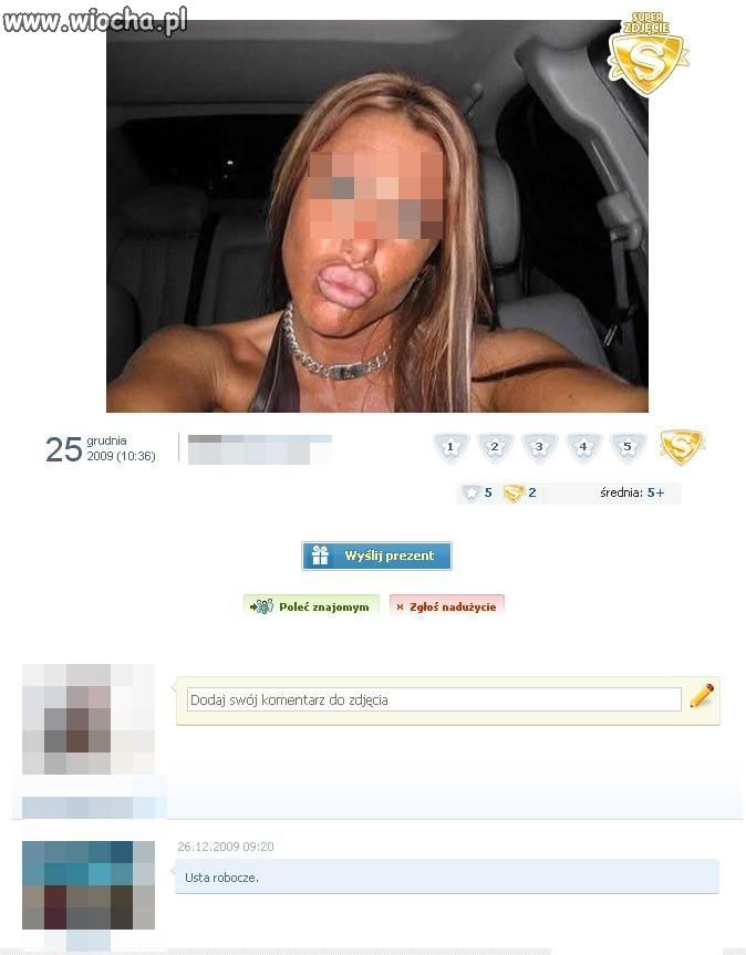 Usta robocze.