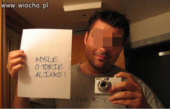 Przepraszam, że w ten sposób