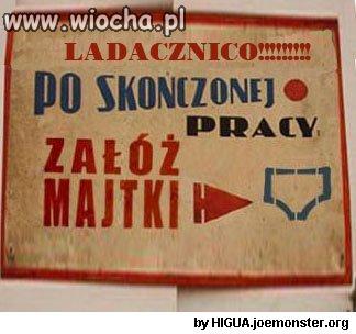 Pewnie dawniej wisiało w każdej bramie