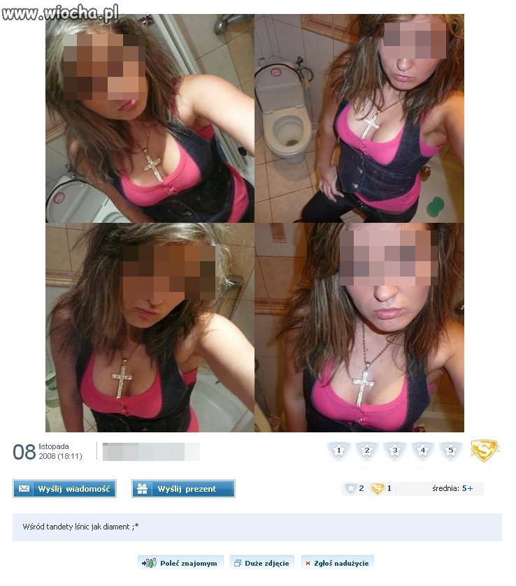 "Wśród tandety lśniąc jak diament"