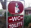 Toalety 50 centów.