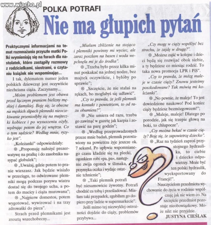 Nie ma głupich pytań.